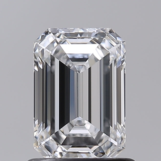 1.02 Carat Emerald Shaped, Excellent Cut, D Color, VVS2 Clarity, IGI Certified Lab Grown Diamond