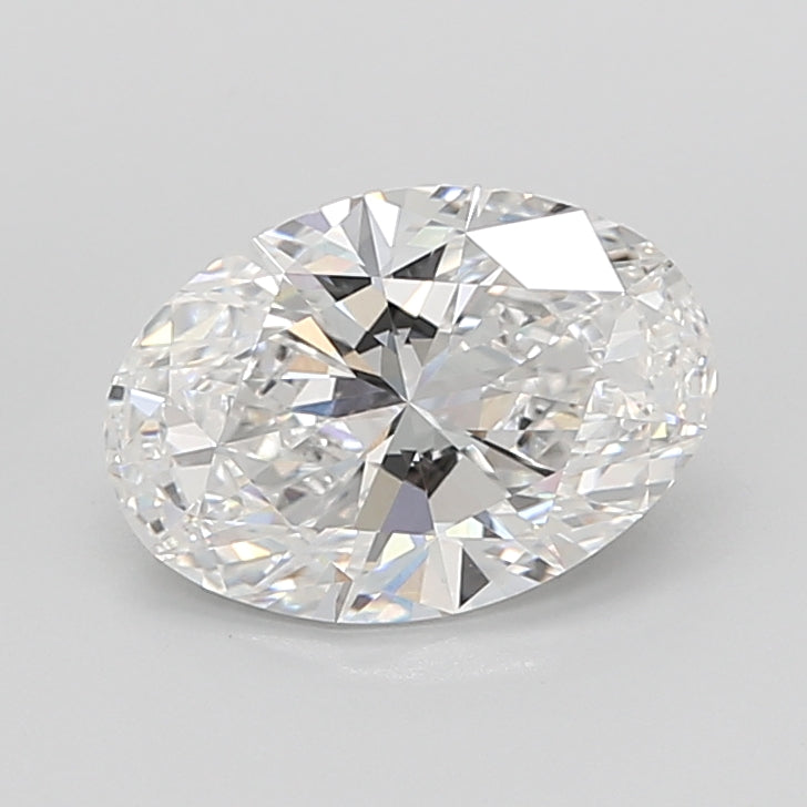 4.05 Carat Oval Shaped, Ideal Cut, E Color, VVS2 Clarity, IGI Certified Lab Grown Diamond