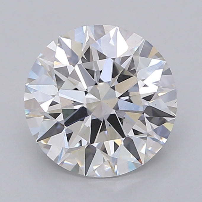 2.75 Carat Round Shaped, Ideal Cut, F Color, VS2 Clarity, IGI Certified Lab Grown Diamond