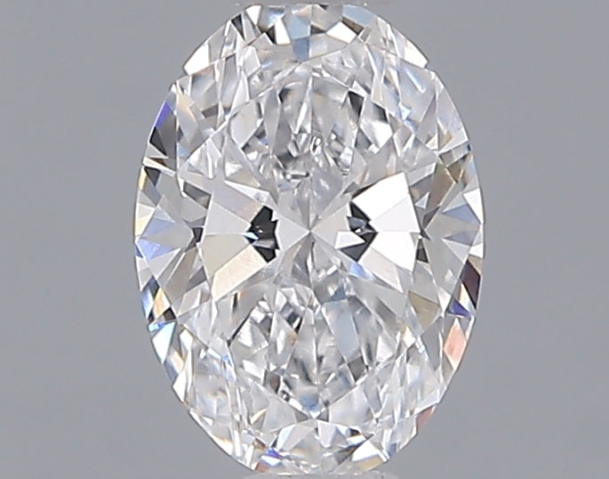 0.72 Carat Oval Shaped, Excellent Cut, D Color, VVS2 Clarity, IGI Certified Lab Grown Diamond
