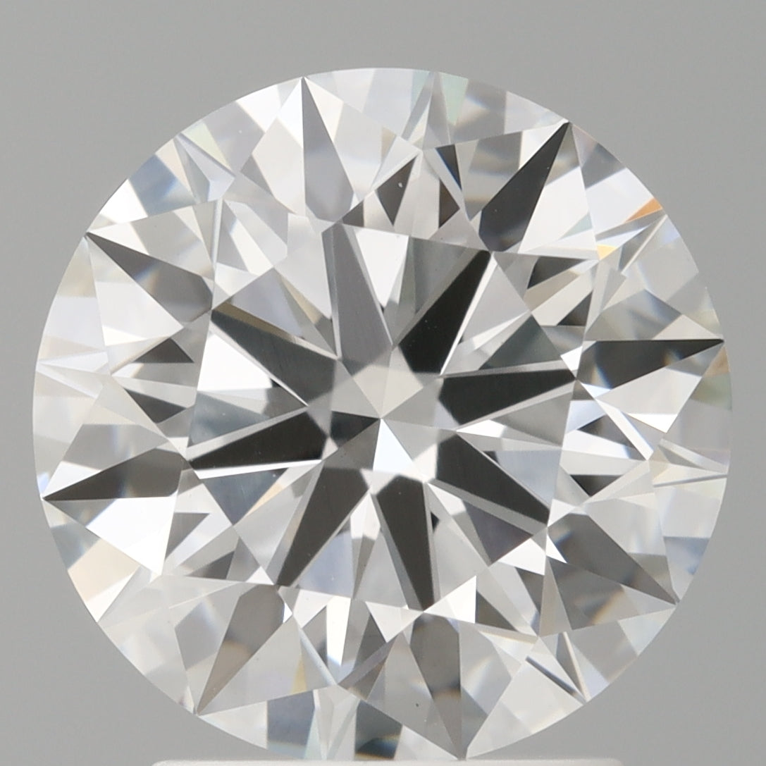 2.60 Carat Round Shaped, Ideal Cut, E Color, VVS2 Clarity, IGI Certified Lab Grown Diamond