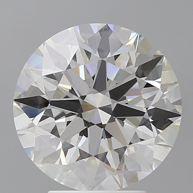 4.09 Carat Round Shaped, Ideal Cut, E Color, VS1 Clarity, IGI Certified Lab Grown Diamond