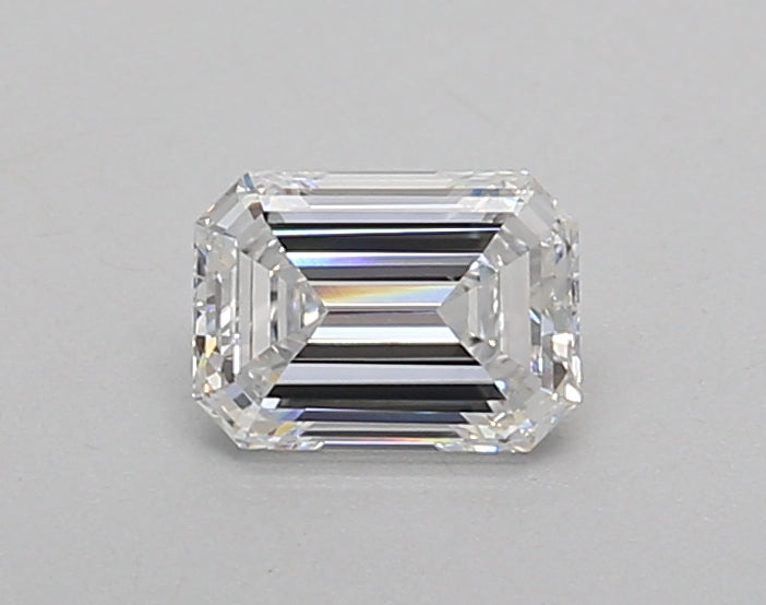 0.52 Carat Emerald Shaped, Very Good Cut, F Color, VS1 Clarity, IGI Certified Lab Grown Diamond