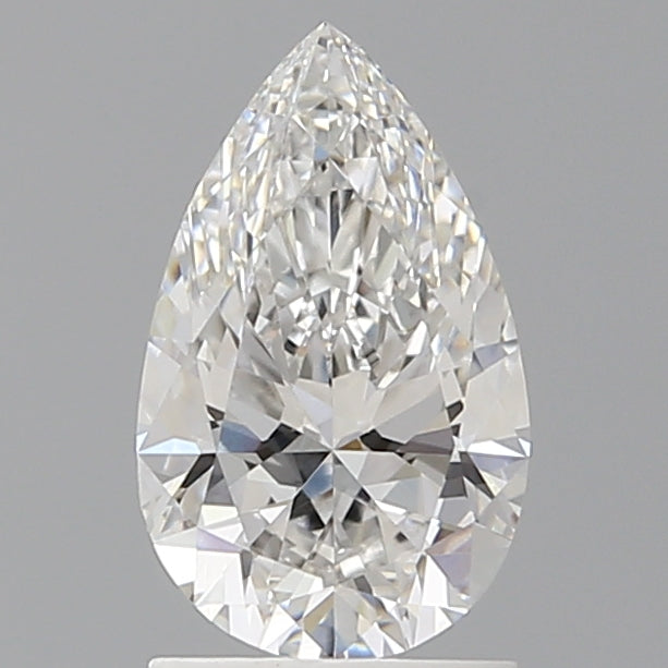 1.54 Carat Pear Shaped, Ideal Cut, E Color, VVS2 Clarity, IGI Certified Lab Grown Diamond