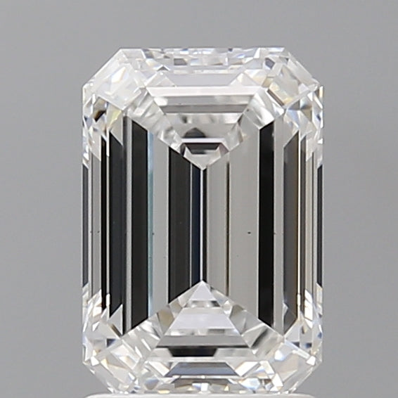 2.09 Carat Emerald Shaped, Ideal Cut, D Color, VS1 Clarity, IGI Certified Lab Grown Diamond