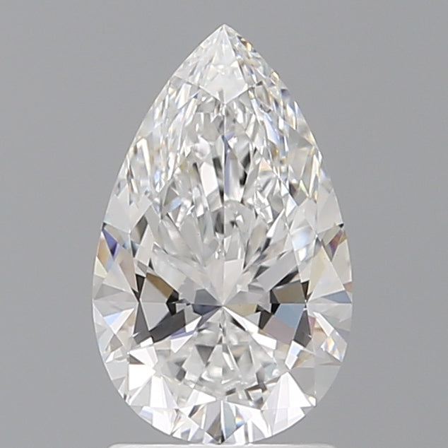 1.59 Carat Pear Shaped, Ideal Cut, E Color, VS1 Clarity, IGI Certified Lab Grown Diamond