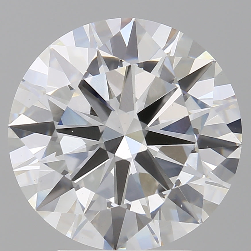4.05 Carat Round Shaped, Excellent Cut, E Color, VS1 Clarity, IGI Certified Lab Grown Diamond