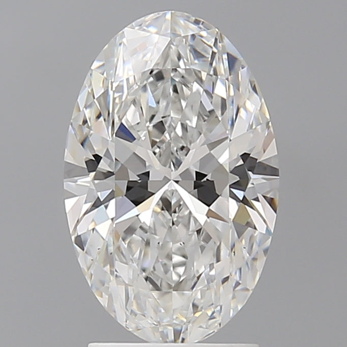 2.58 Carat Oval Shaped, Excellent Cut, E Color, VS2 Clarity, IGI Certified Lab Grown Diamond