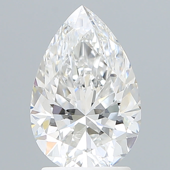 2.29 Carat Pear Shaped, Excellent Cut, E Color, VS1 Clarity, IGI Certified Lab Grown Diamond