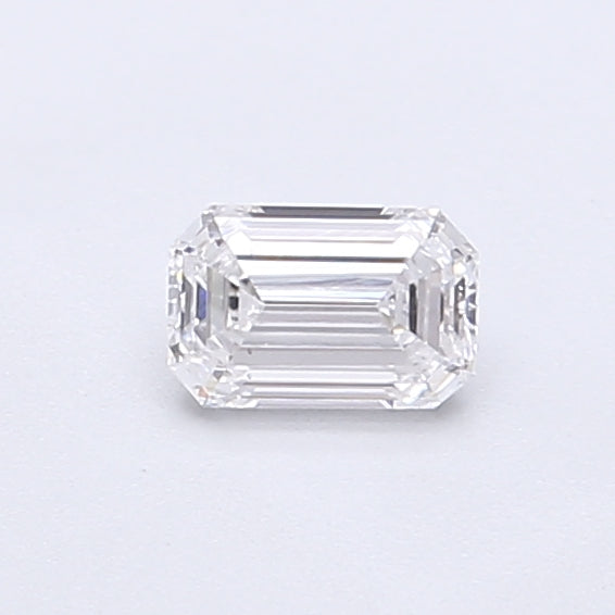 0.33 Carat Emerald Shaped, Very Good Cut, D Color, VS1 Clarity, IGI Certified Lab Grown Diamond