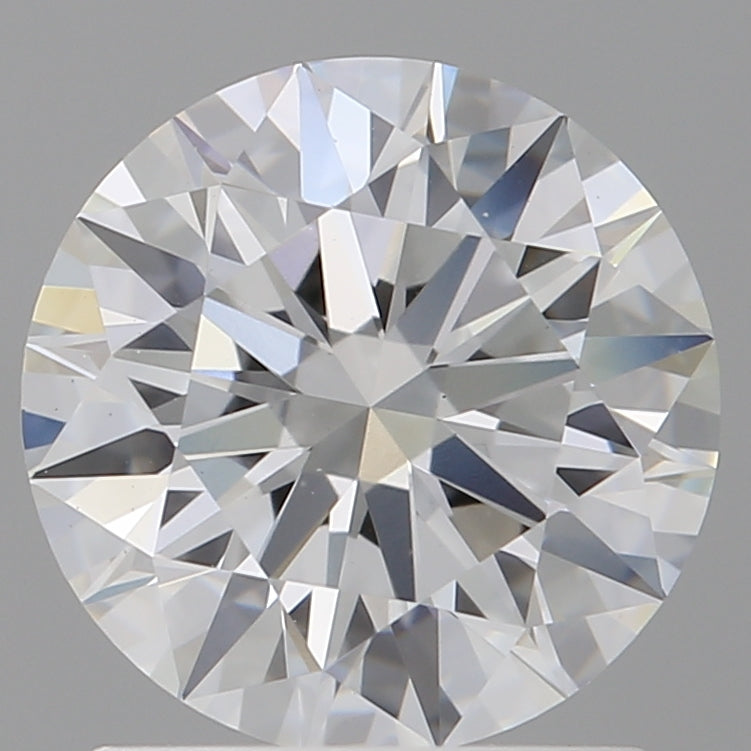 1.59 Carat Round Shaped, Ideal Cut, D Color, VVS2 Clarity, IGI Certified Lab Grown Diamond