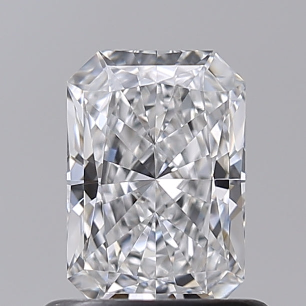 0.71 Carat Radiant Shaped, Very Good Cut, D Color, VVS2 Clarity, IGI Certified Lab Grown Diamond