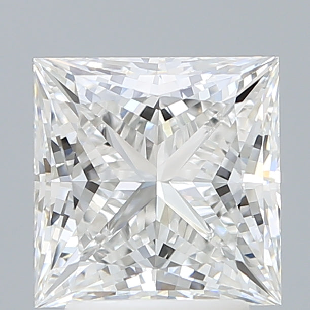 3.06 Carat Princess Shaped, Ideal Cut, E Color, VVS2 Clarity, IGI Certified Lab Grown Diamond
