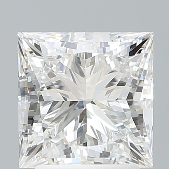 2.73 Carat Princess Shaped, Ideal Cut, D Color, VVS2 Clarity, IGI Certified Lab Grown Diamond