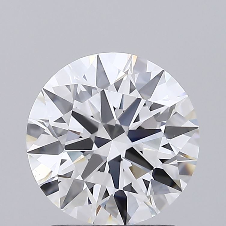 1.57 Carat Round Shaped, Ideal Cut, D Color, VVS1 Clarity, IGI Certified Lab Grown Diamond