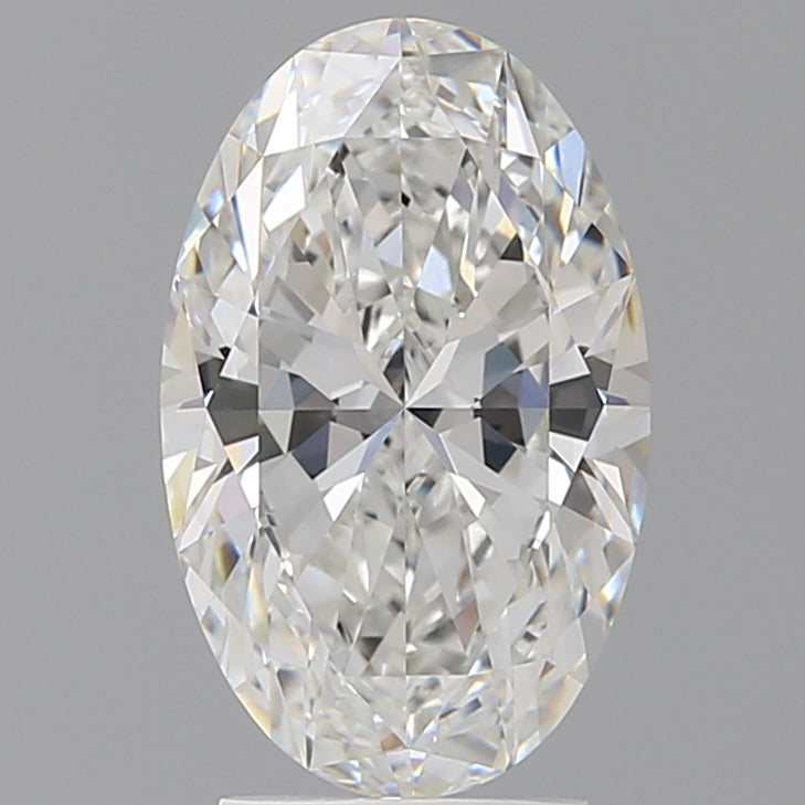3.09 Carat Oval Shaped, Ideal Cut, F Color, VVS2 Clarity, IGI Certified Lab Grown Diamond