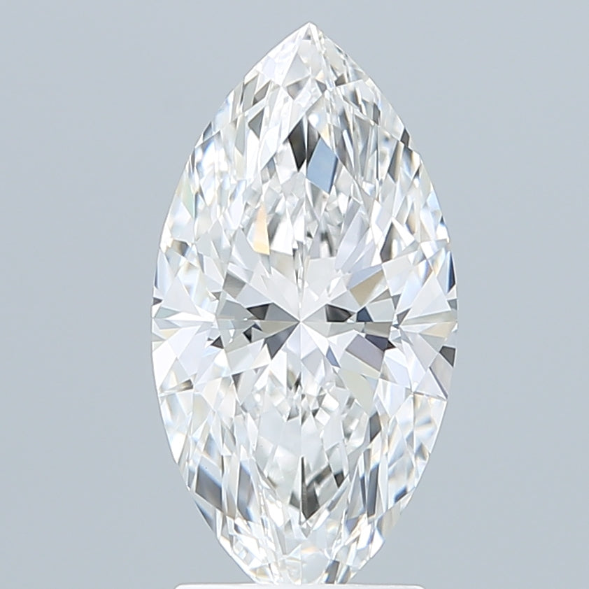 2.60 Carat Marquise Shaped, Ideal Cut, E Color, VVS2 Clarity, IGI Certified Lab Grown Diamond