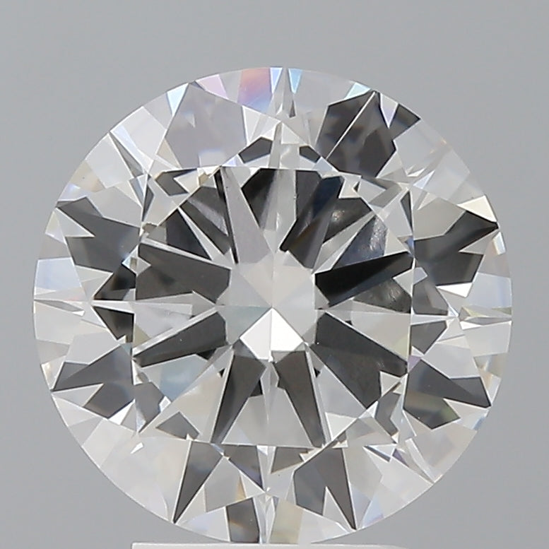 4.01 Carat Round Shaped, Excellent Cut, E Color, VVS2 Clarity, IGI Certified Lab Grown Diamond
