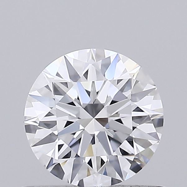 0.53 Carat Round Shaped, Ideal Cut, D Color, VVS2 Clarity, IGI Certified Lab Grown Diamond