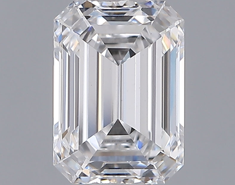 1.52 Carat Emerald Shaped, Ideal Cut, D Color, VVS2 Clarity, IGI Certified Lab Grown Diamond