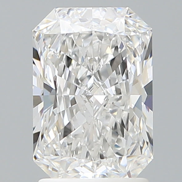 2.10 Carat Radiant Shaped, Ideal Cut, E Color, VVS2 Clarity, IGI Certified Lab Grown Diamond