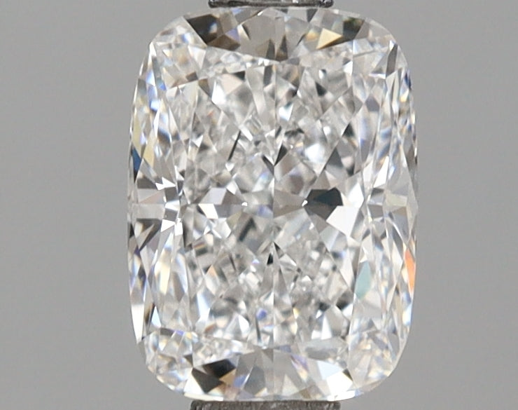 1.06 Carat Cushion Shaped, Ideal Cut, D Color, VVS2 Clarity, IGI Certified Lab Grown Diamond