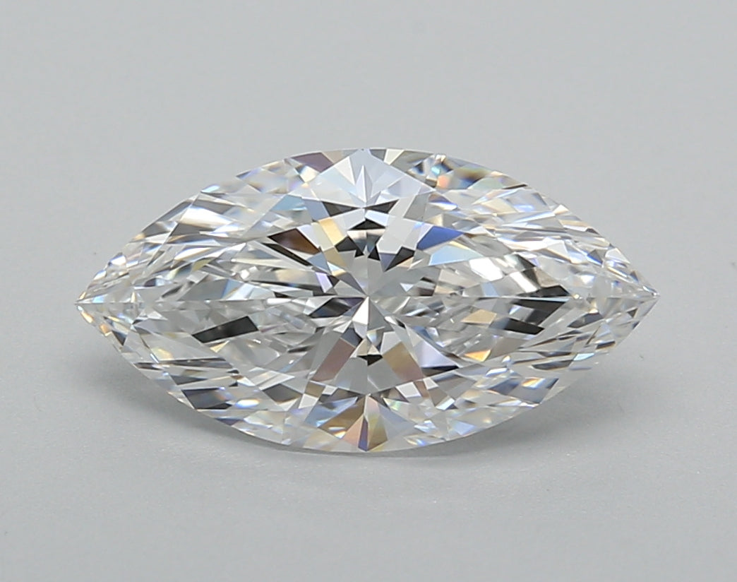2.02 Carat Marquise Shaped, Excellent Cut, D Color, VVS1 Clarity, IGI Certified Lab Grown Diamond