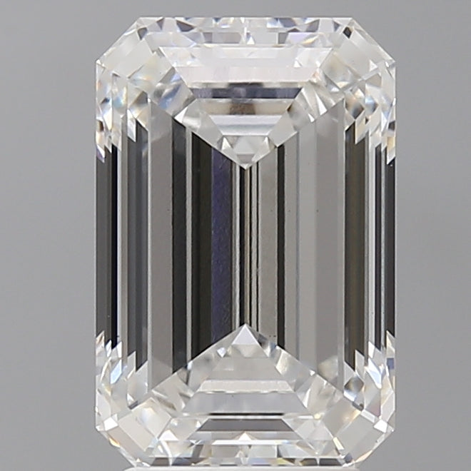 4.03 Carat Emerald Shaped, Ideal Cut, E Color, VS1 Clarity, IGI Certified Lab Grown Diamond