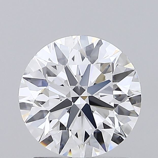 1.55 Carat Round Shaped, Ideal Cut, D Color, VVS1 Clarity, IGI Certified Lab Grown Diamond