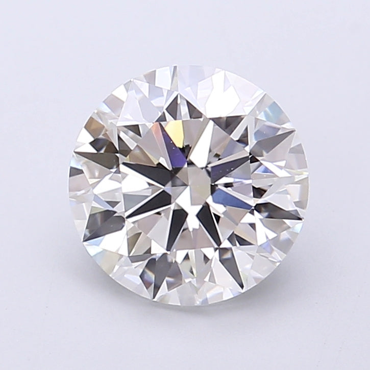 2.06 Carat Round Shaped, Ideal Cut, E Color, VVS2 Clarity, IGI Certified Lab Grown Diamond