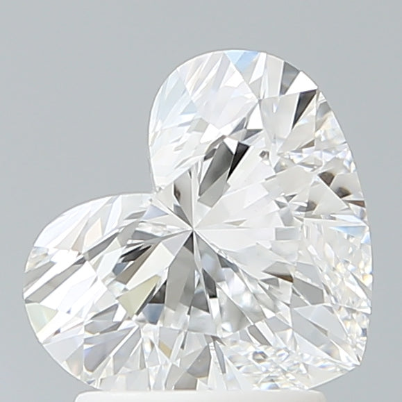 2.09 Carat Heart Shaped, Ideal Cut, D Color, VVS2 Clarity, IGI Certified Lab Grown Diamond