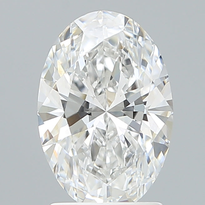 2.10 Carat Oval Shaped, Ideal Cut, E Color, VVS2 Clarity, IGI Certified Lab Grown Diamond