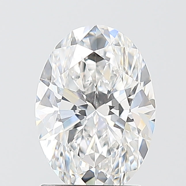 1.54 Carat Oval Shaped, Excellent Cut, D Color, VVS2 Clarity, IGI Certified Lab Grown Diamond