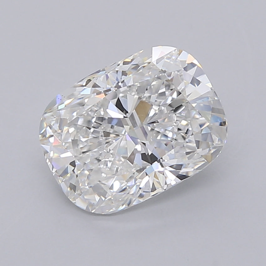 3.05 Carat Cushion Shaped, Ideal Cut, D Color, VS1 Clarity, IGI Certified Lab Grown Diamond