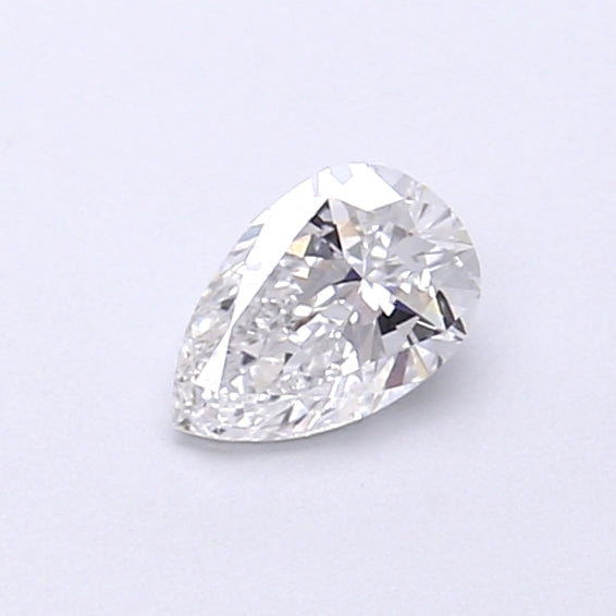 0.32 Carat Pear Shaped, Very Good Cut, D Color, VVS2 Clarity, IGI Certified Lab Grown Diamond