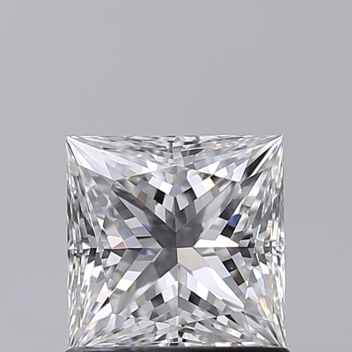 1.01 Carat Princess Shaped, Excellent Cut, E Color, VVS1 Clarity, IGI Certified Lab Grown Diamond