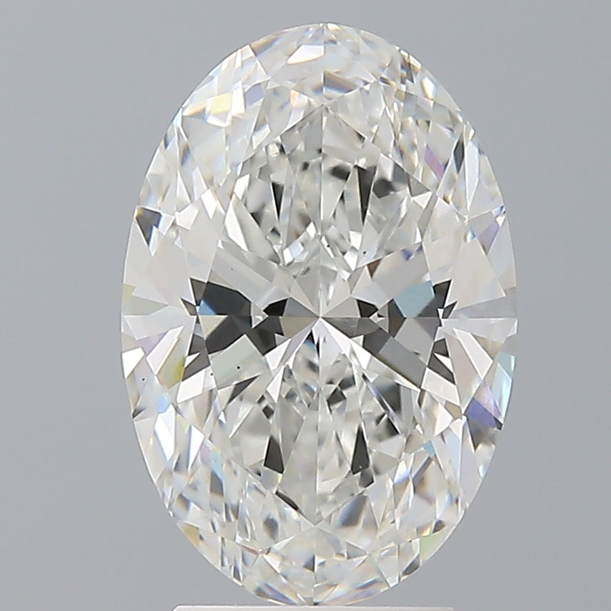 3.52 Carat Oval Shaped, Ideal Cut, F Color, VS1 Clarity, IGI Certified Lab Grown Diamond