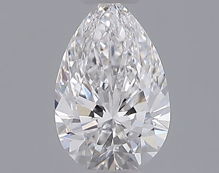 0.55 Carat Pear Shaped, Ideal Cut, D Color, VVS2 Clarity, IGI Certified Lab Grown Diamond