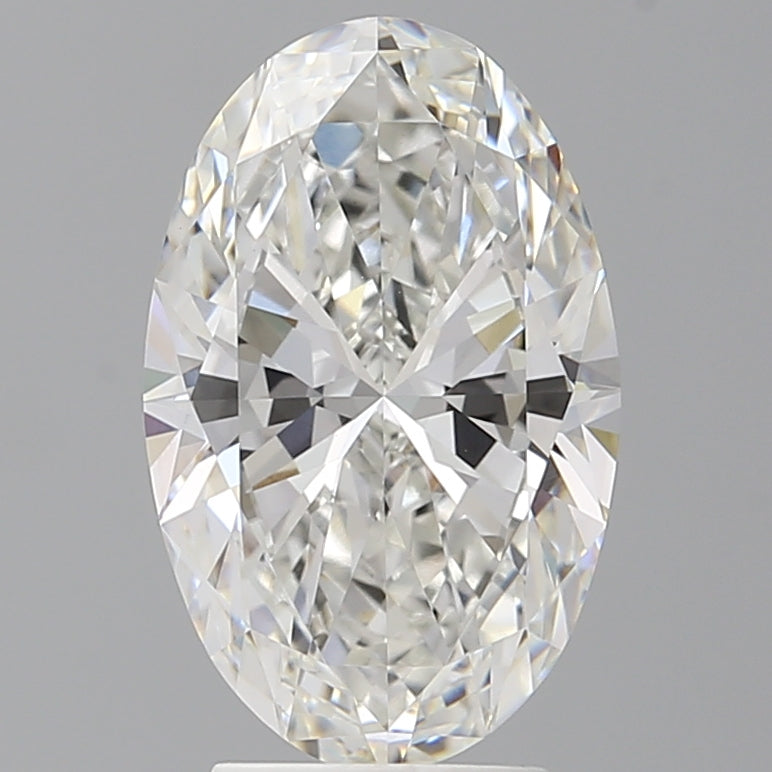 3.60 Carat Oval Shaped, Ideal Cut, F Color, VVS2 Clarity, IGI Certified Lab Grown Diamond