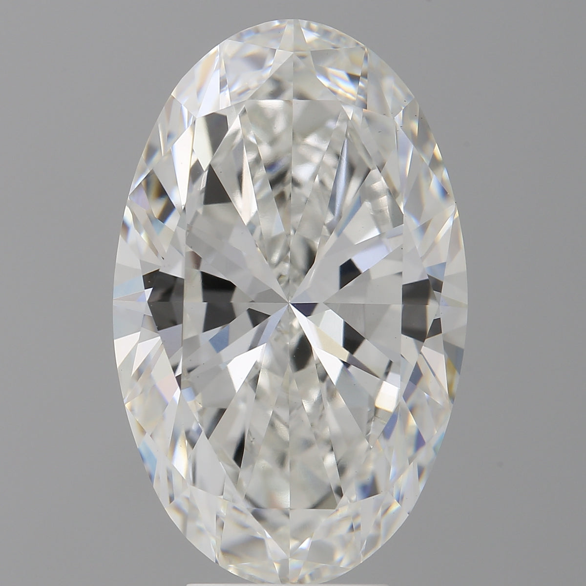 7.09 Carat Oval Shaped, Ideal Cut, F Color, VVS2 Clarity, IGI Certified Lab Grown Diamond