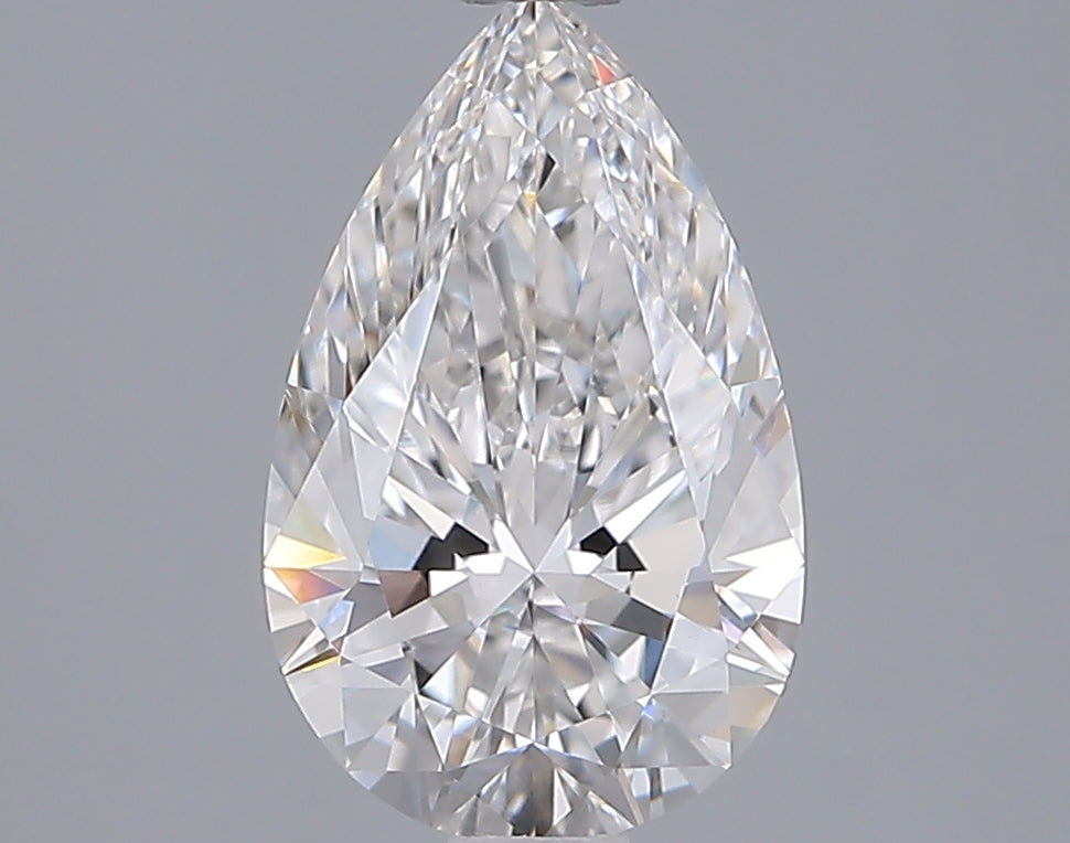2.03 Carat Pear Shaped, Ideal Cut, E Color, VVS2 Clarity, IGI Certified Lab Grown Diamond
