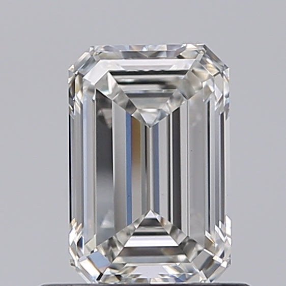 0.70 Carat Emerald Shaped, Ideal Cut, H Color, VVS2 Clarity, IGI Certified Lab Grown Diamond