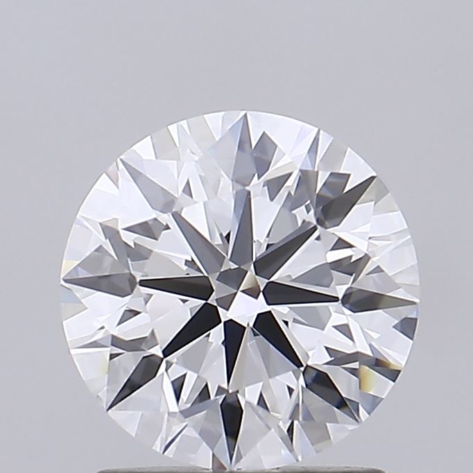 1.51 Carat Round Shaped, Ideal Cut, D Color, VVS2 Clarity, IGI Certified Lab Grown Diamond