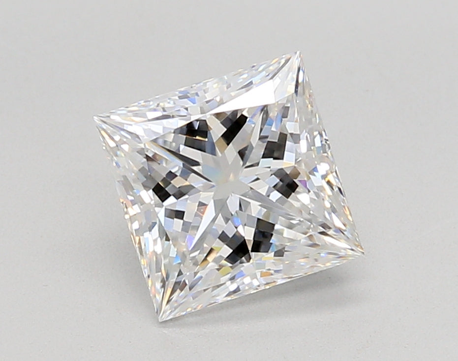2.07 Carat Princess Shaped, Ideal Cut, E Color, VVS2 Clarity, IGI Certified Lab Grown Diamond