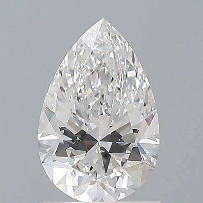 1.10 Carat Pear Shaped, Ideal Cut, D Color, VVS2 Clarity, IGI Certified Lab Grown Diamond