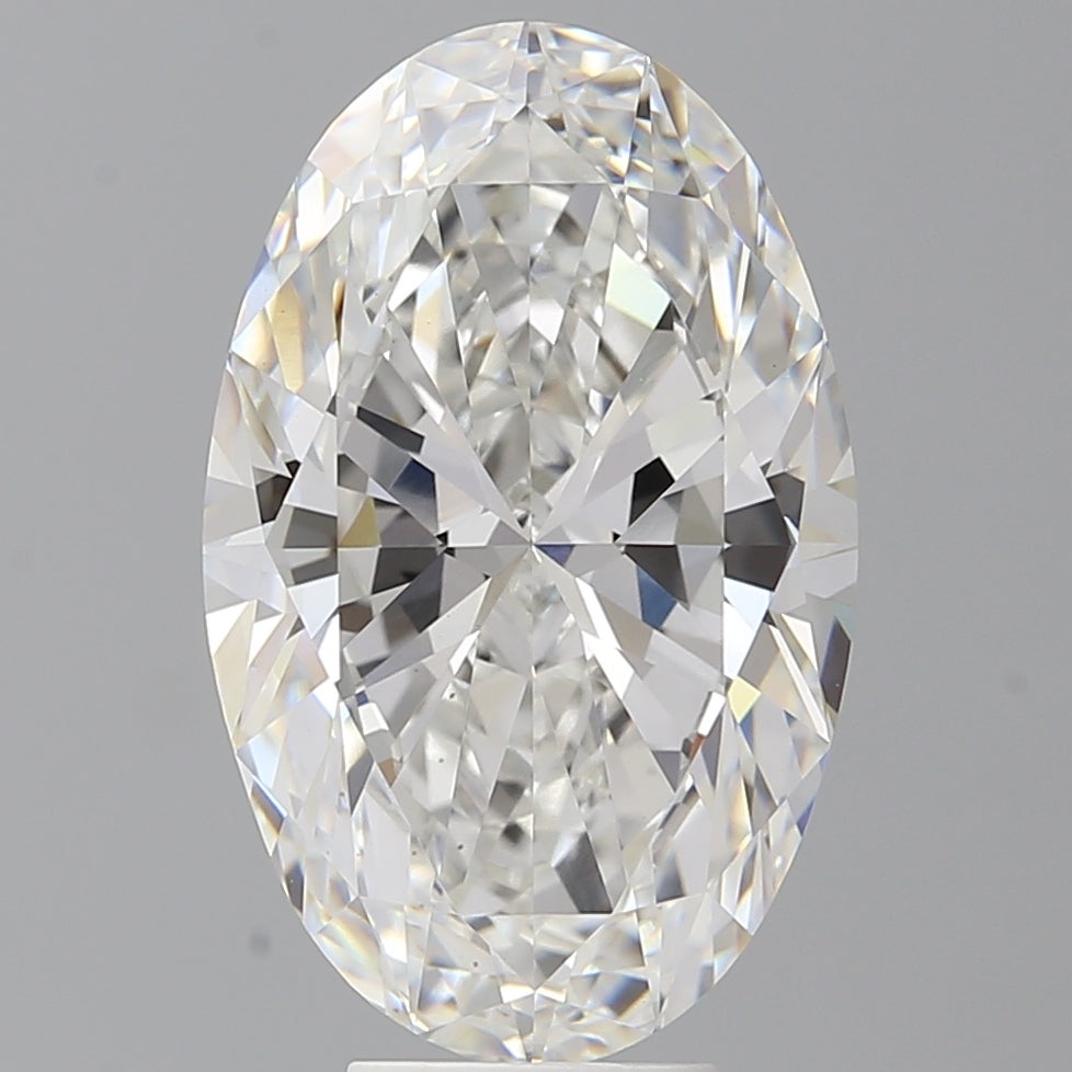 7.09 Carat Oval Shaped, Ideal Cut, E Color, VVS2 Clarity, IGI Certified Lab Grown Diamond