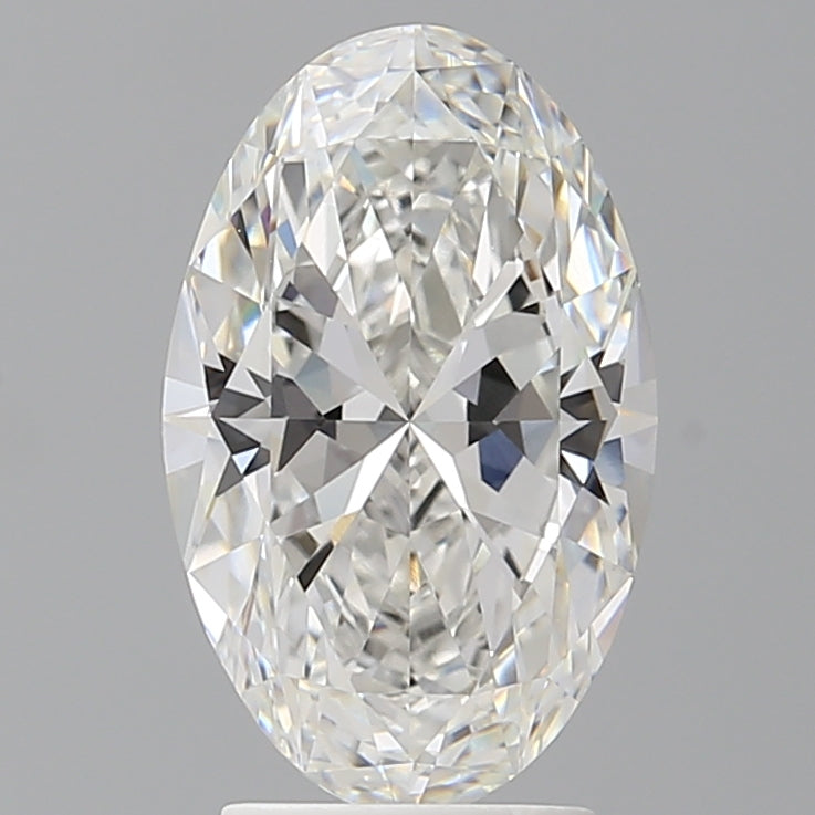 3.06 Carat Oval Shaped, Ideal Cut, F Color, VVS2 Clarity, IGI Certified Lab Grown Diamond