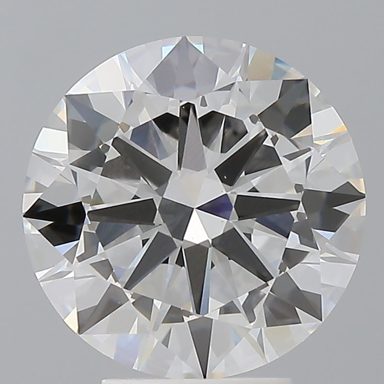 4.53 Carat Round Shaped, Excellent Cut, F Color, VVS2 Clarity, IGI Certified Lab Grown Diamond