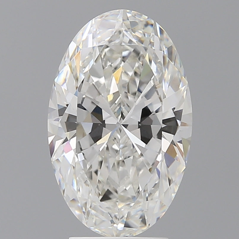 4.08 Carat Oval Shaped, Ideal Cut, E Color, VVS2 Clarity, IGI Certified Lab Grown Diamond