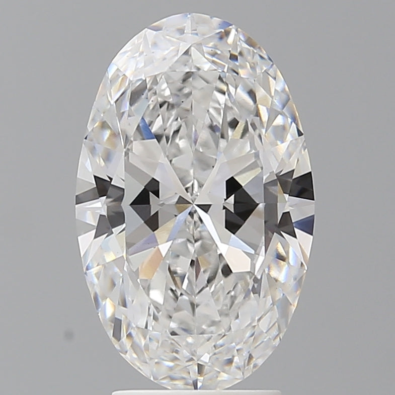 3.58 Carat Oval Shaped, Ideal Cut, D Color, VS1 Clarity, IGI Certified Lab Grown Diamond